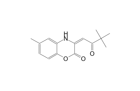 (3E)-3-(3,3-dimethyl-2-oxobutylidene)-6-methyl-3,4-dihydro-2H-1,4-benzoxazin-2-one
