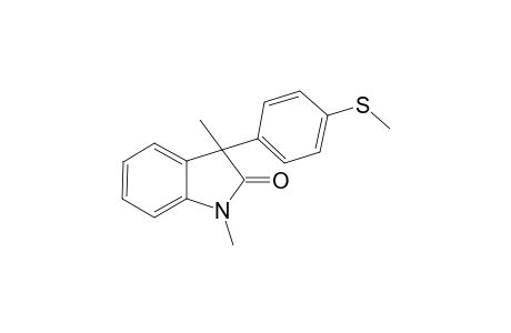 1,3-Dimethyl-3-[4-(methylthio)phenyl]indolin-2-one