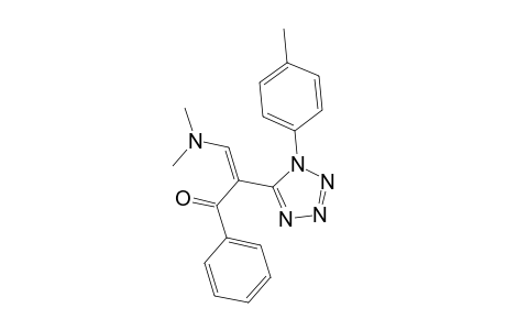 (2Z)-3-(Dimethylamino)-2-[1-(4-methylphenyl)-1H-tetraazol-5-yl]-1-phenyl-2-propen-1-one