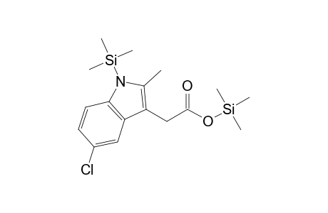 1H-Indole-3-acetic acid, 5-chloro-2-methyl-1-(trimethylsilyl)-, trimethylsilyl ester
