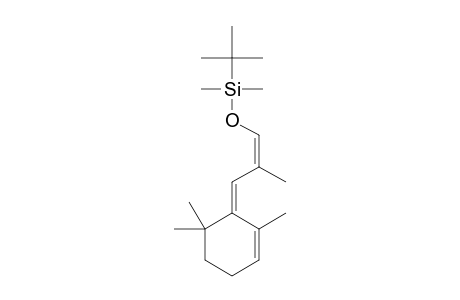 Silane, (1,1-dimethylethyl)dimethyl[[2-methyl-3-(2,6,6-trimethyl-2-cyclohexen-1-ylidene)-1-propenyl]oxy]-