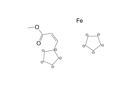 Ferrocene, (3-methoxy-3-oxo-1-propenyl)-, (Z)-