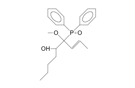 (E)-(4R,5S)-4-Diphenylphosphinoyl-4-methoxy-non-2-en-5-ol