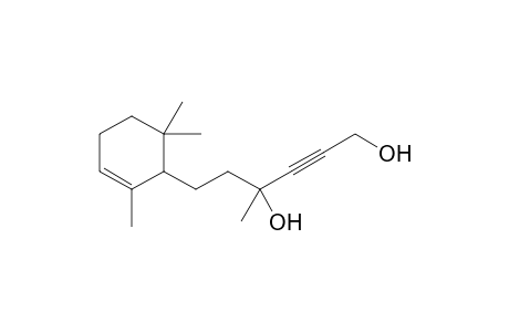 4-Methyl-6-(2',6',6'-trimethylcyclohex-2'-en-1'-yl)hex-2-yne-1,4-diol