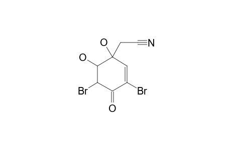 (1'R,5'S,6'S)-2-(3',5'-DIBROMO-1',6'-DIHYDROXY-4'-OXO-CYCLOHEX-2'-ENYL)-ACETONITRIL