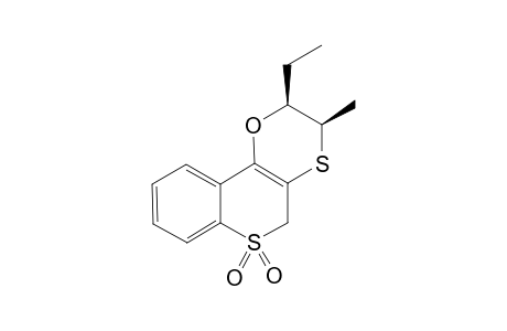 CIS-2,3-DIHYDRO-2-ETHYL-3-METHYL-[5H]-1,4-OXATHIINO-[3,2-C]-[1]-BENZOTHIOPYRAN-6,6-DIOXIDE