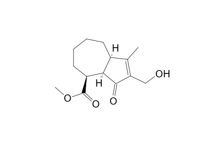 9-(Hydroxymethyl)-2-(methoxycarbonyl)-8-methylbicyclo[5.3.0]dec-8-en-10-one