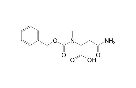 4-Amino-2-[benzyloxycarbonyl(methyl)amino]-4-oxo-butanoic acid
