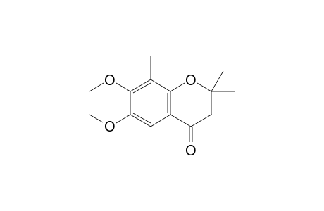 6,7-Dimethoxy-2,2,8-trimethyl-4-chromanone