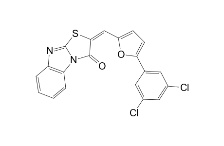 (2E)-2-[[5-(3,5-dichlorophenyl)-2-furanyl]methylidene]-1-thiazolo[3,2-a]benzimidazolone