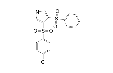 3-BEZENESULFONYL-4-[(4-CHLOROPHENYL)-SULFONYL]-1H-PYRROLE