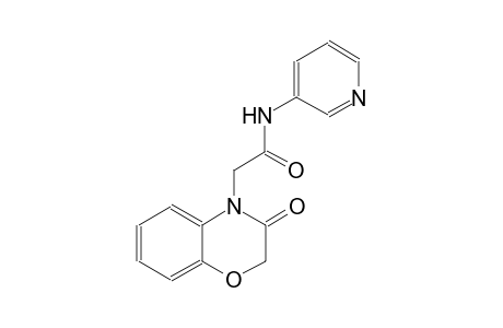 2-(3-oxo-2,3-dihydro-4H-1,4-benzoxazin-4-yl)-N-(3-pyridinyl)acetamide