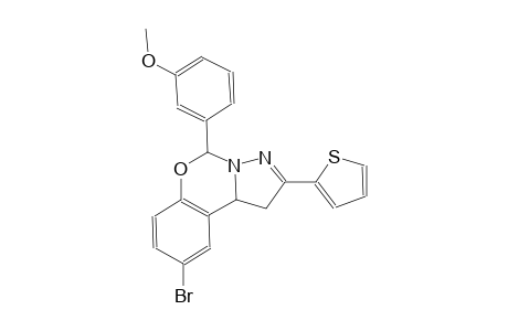 3-[9-bromo-2-(2-thienyl)-1,10b-dihydropyrazolo[1,5-c][1,3]benzoxazin-5-yl]phenyl methyl ether
