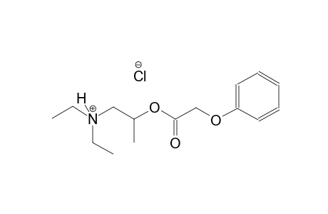 N,N-diethyl-2-[(phenoxyacetyl)oxy]-1-propanaminium chloride