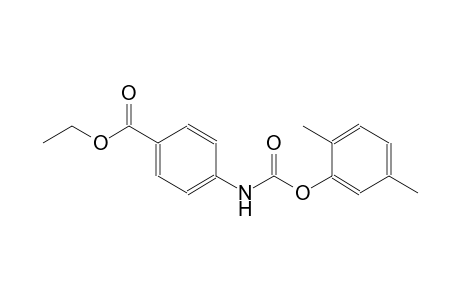 Benzoic acid, 4-(2,5-dimethylphenoxycarbonylamino)-, ethyl ester