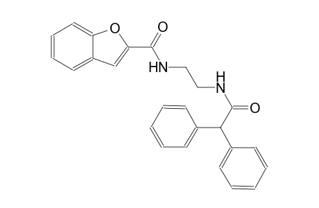 2-benzofurancarboxamide, N-[2-[(2,2-diphenylacetyl)amino]ethyl]-