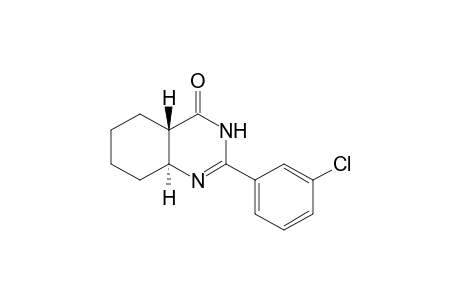 trans-(4aS,8aS)-2-(3-chlorophenyl)-4a,5,6,7,8,8a-hexahydro-3H-quinazolin-4-one