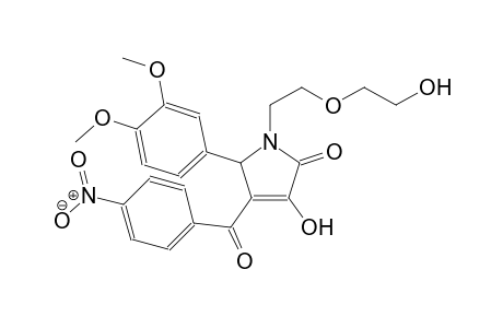 5-(3,4-dimethoxyphenyl)-3-hydroxy-1-[2-(2-hydroxyethoxy)ethyl]-4-(4-nitrobenzoyl)-1,5-dihydro-2H-pyrrol-2-one