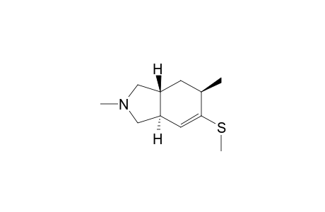 (3aR,5R,7aS)-2,5-dimethyl-6-(methylthio)-1,3,3a,4,5,7a-hexahydroisoindole