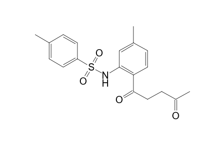 N-[5-Methyl-2-(4-oxopentanoyl)phenyl]-4-methylbenzenesulfonamide