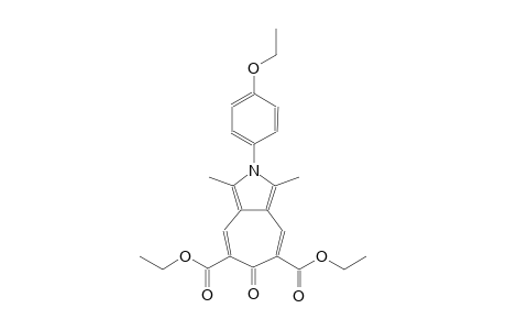 cyclohepta[c]pyrrole-5,7-dicarboxylic acid, 2-(4-ethoxyphenyl)-2,6-dihydro-1,3-dimethyl-6-oxo-, diethyl ester