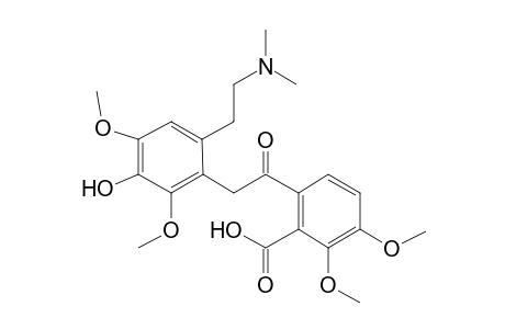 Narceine-M (demethylenyl-methyl-) isomer 1 MS2