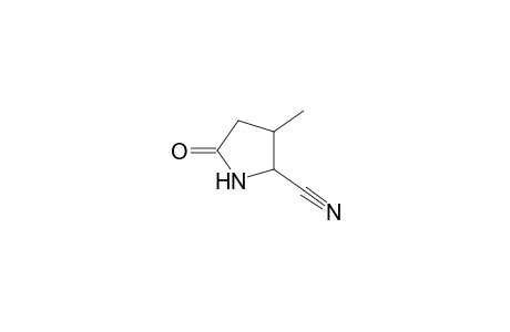 3-Methyl-5-oxo-2-pyrrolidinecarbonitrile