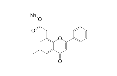 SODIUM-8-CARBOXYLATOMETHYL-6-METHYL-2-PHENYL-4H-1-BENZOPYRAN-4-ONE
