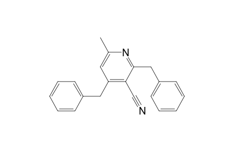3-Pyridinecarbonitrile, 6-methyl-2,4-bis(phenylmethyl)-