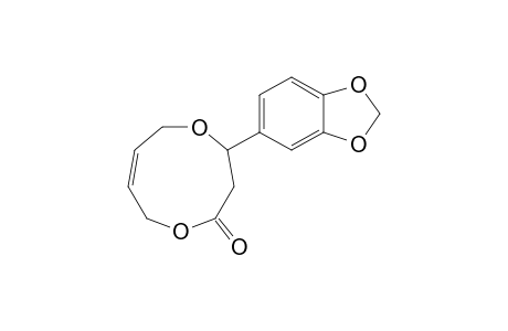 (Z)-3-(2H-1,3-Benzodioxol-5-yl)-4-oxaoct-6-en-8-olide