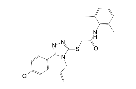 2-{[4-allyl-5-(4-chlorophenyl)-4H-1,2,4-triazol-3-yl]sulfanyl}-N-(2,6-dimethylphenyl)acetamide