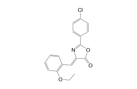 5(4H)-oxazolone, 2-(4-chlorophenyl)-4-[(2-ethoxyphenyl)methylene]-, (4Z)-