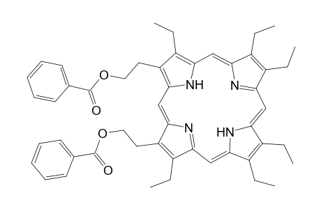 21H,23H-Porphine-2,?-dimethanol, hexaethyl-.alpha.,.alpha.'-dimethyl-, dibenzoate (ester)