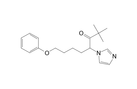 3-Octanone, 4-(1H-imidazol-1-yl)-2,2-dimethyl-8-phenoxy-