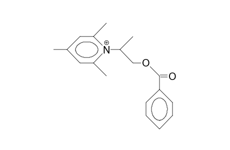 N-(1'-Benzoyloxy-isopropyl)-2,4,6-trimethyl-pyridinium cation
