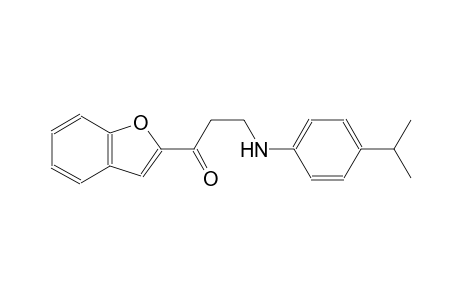 1-propanone, 1-(2-benzofuranyl)-3-[[4-(1-methylethyl)phenyl]amino]-
