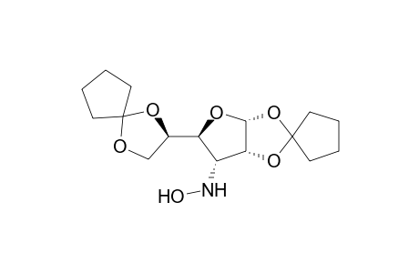 .alpha.-D-Allofuranose, 1,2:5,6-di-O-cyclopentylidene-3-deoxy-3-(hydroxyamino)-