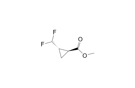 Racemic methyl trans-2-(difluoromethyl)cyclopropane carboxylate