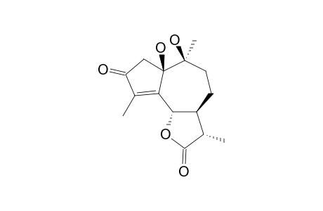 1,10-DIOL-ISOPHOTOSANTONIN;1-BETA-(R),10-BETA-(S)-DIHYDROXY-3-OXO-11-BETA-(S)-H-4,11-(13)-GUAIEN-6-ALPHA-(S),12-OLIDE