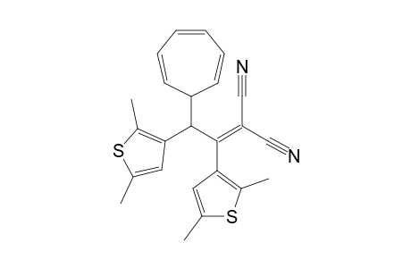 2-(2',4',6'-Cycloheptatriene-1'-yl)-1,2-bis(2,5-dimethylthiophene-3-yl)ethylidenepropanedinitrile