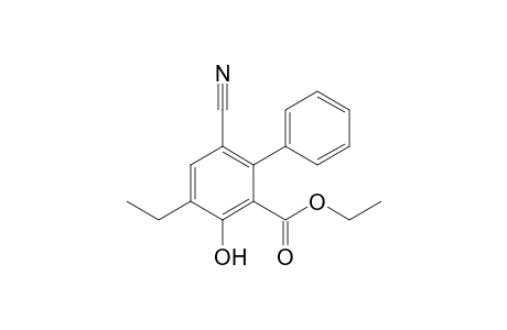 Ethyl 6-Cyano-4-ethyl-3-hydroxybiphenyl-2-carboxylate