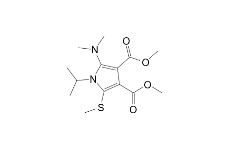 Dimethyl 5-(dimethylamino)-2-(methylthio)-1-isopropyl-1H-pyrrole-3,4-dicarboxylate