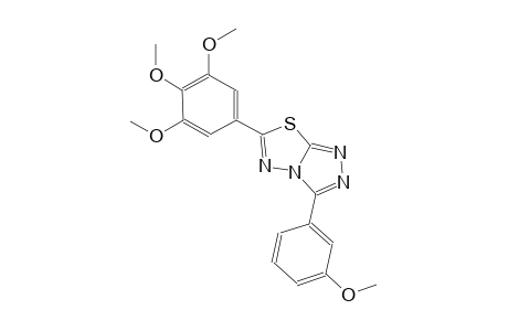 3-(3-methoxyphenyl)-6-(3,4,5-trimethoxyphenyl)[1,2,4]triazolo[3,4-b][1,3,4]thiadiazole