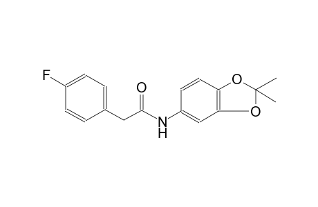 benzeneacetamide, N-(2,2-dimethyl-1,3-benzodioxol-5-yl)-4-fluoro-