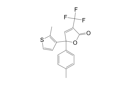 5-(4-METHYLPHENYL)-5-(2-METHYLTHIEN-3-YL)-3-TRIFLUOROMETHYL-2(5H)-FURANONE