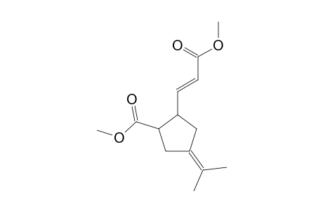 Cyclopentane-1-carboxylic acid, 4-isopropylidene-2-[2-(methoxycarbonyl)ethenyl]-, methyl ester, (E)-
