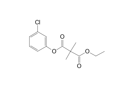 Dimethylmalonic acid, 3-chlorophenyl ethyl ester