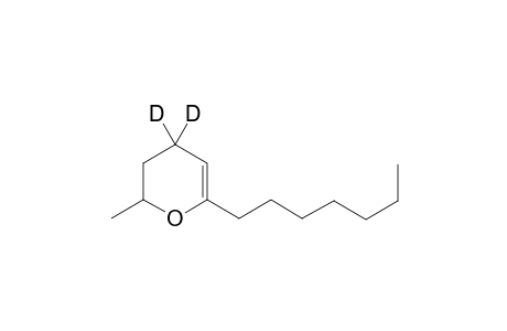 [4,4-dideuterate]-6-heptyl-2-methyl-3,4-dihydro-2H-pyran