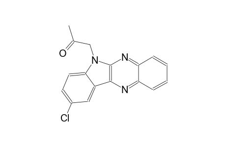 2-propanone, 1-(9-chloro-6H-indolo[2,3-b]quinoxalin-6-yl)-