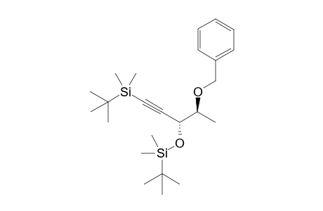 (3R,4S)-1-tert-Butyldimethylsilyl-3-tert-butyldimethylsiloxy-4-benzyloxy-1-pentyne